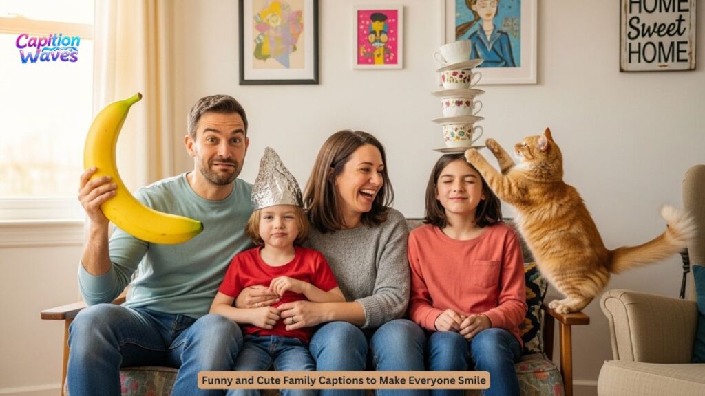 Funny and Cute Family Captions to Make Everyone Smile