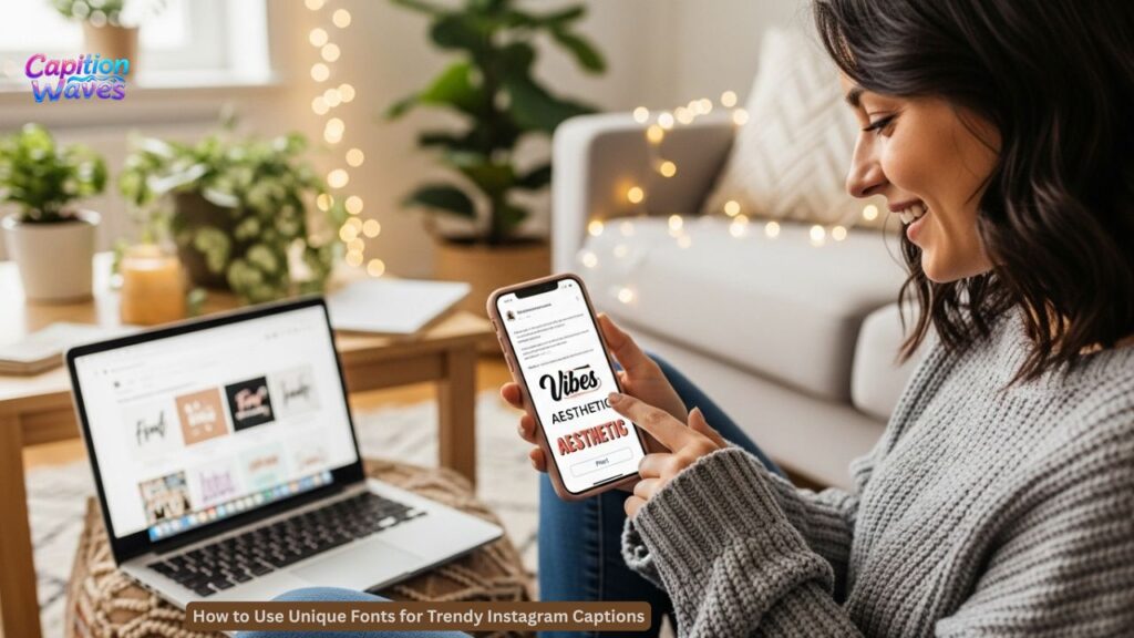 How to Use Unique Fonts for Trendy Instagram Captions