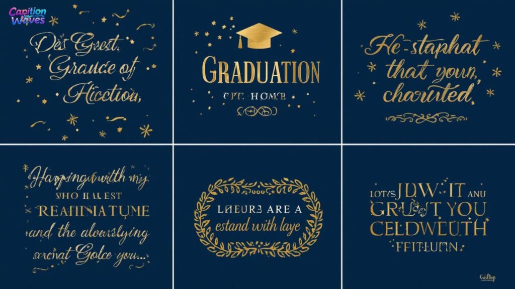 Inspirational Graduation Captions