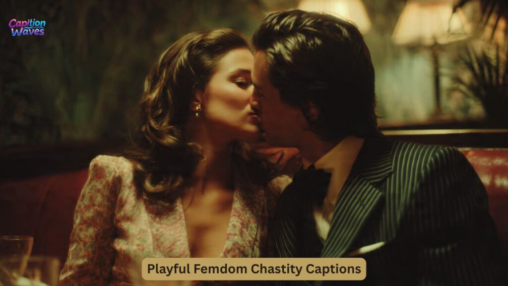 Playful Femdom Chastity Captions