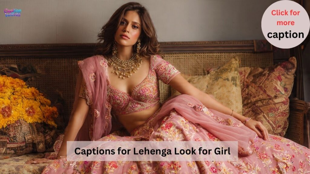 Captions for Lehenga Look for Girl
