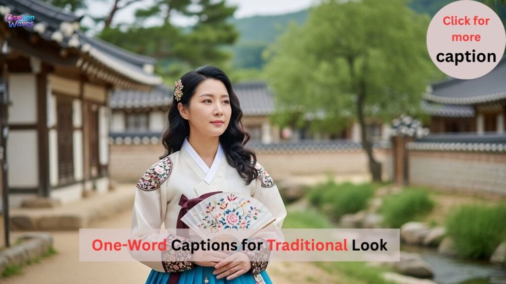One-Word Captions for Traditional Look
