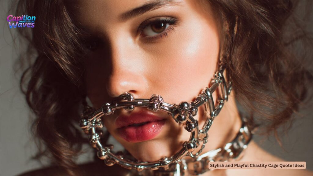 Stylish and Playful Chastity Cage Quote Ideas