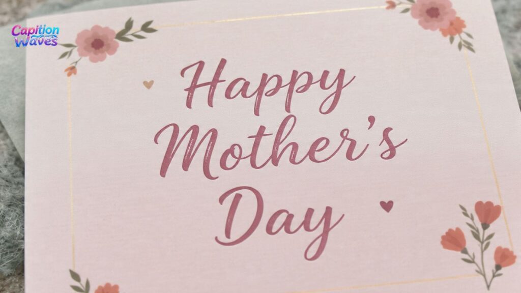 Mother’s Day Captions in English