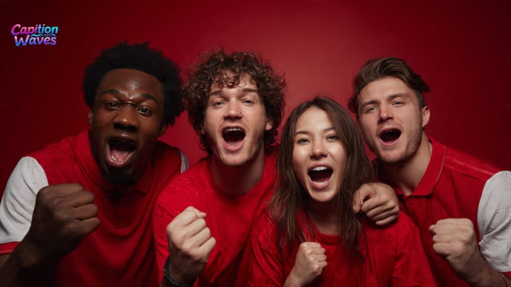 Motivational Gooner Captions for Team Spirit