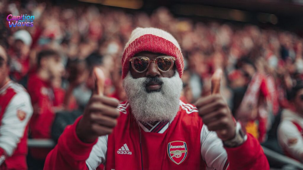 Stylish Gooner Captions for Arsenal Fans