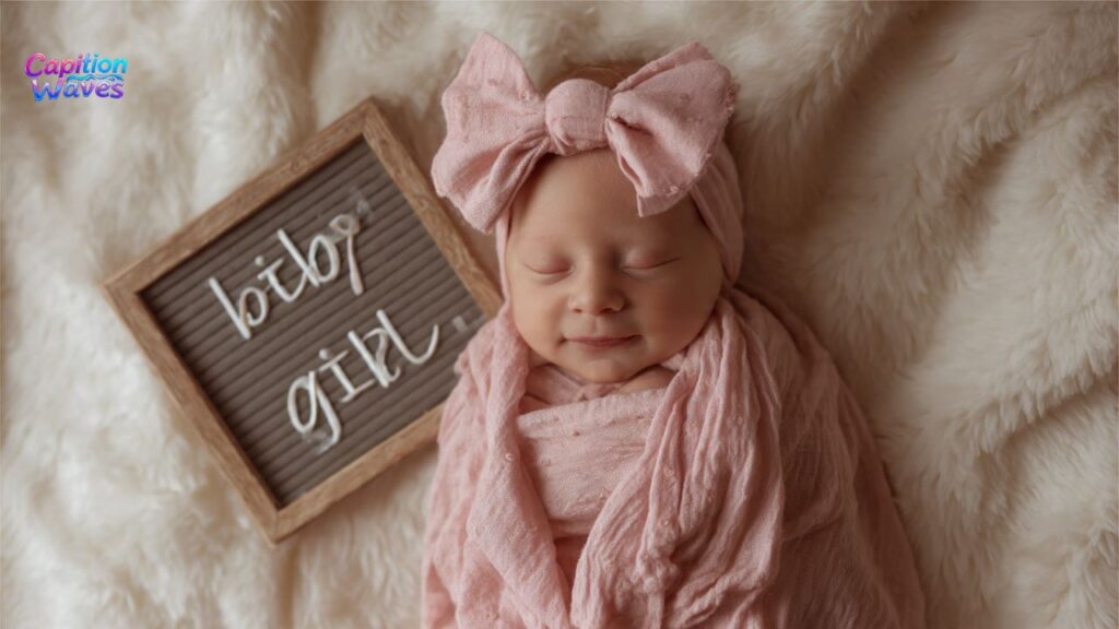 Baby Girl Announcement Captions