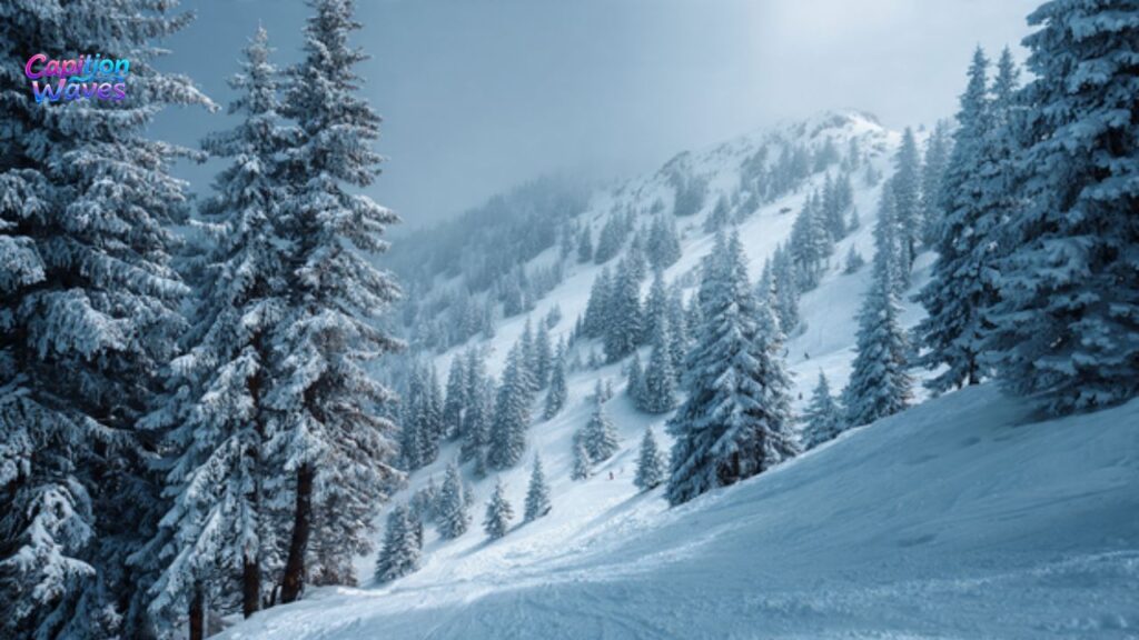 Snow Winter Mountain Captions