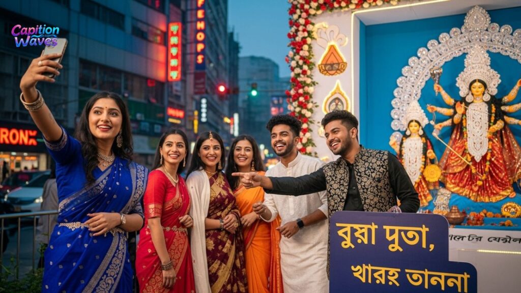 Modern Bengali Puja Captions for Today’s Generation