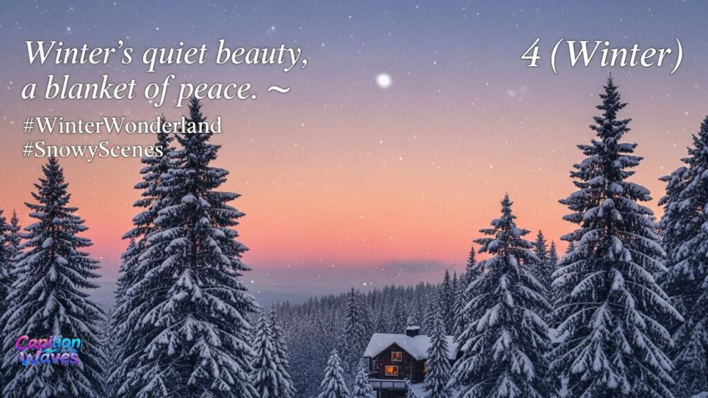 Seasonal Nature Captions for Instagram