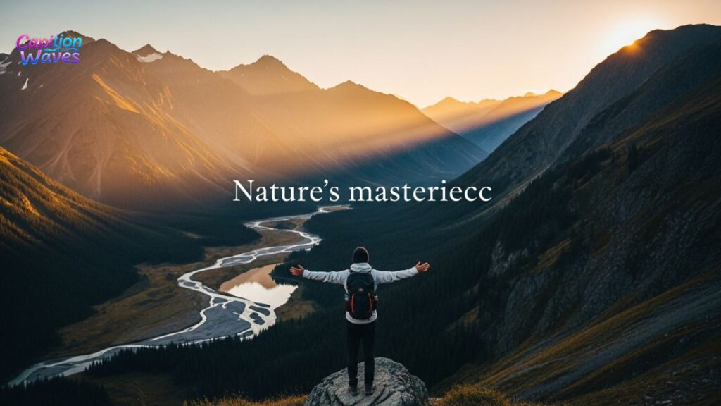 Nature Travel Captions for Instagram
