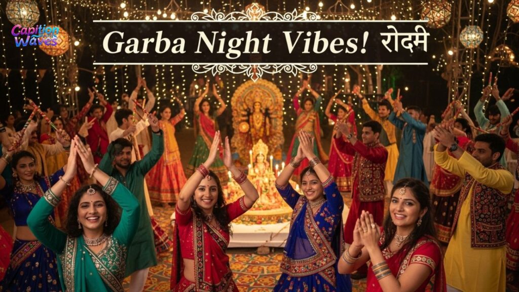 Enthusiastic Garba Captions For Instagram Celebrations