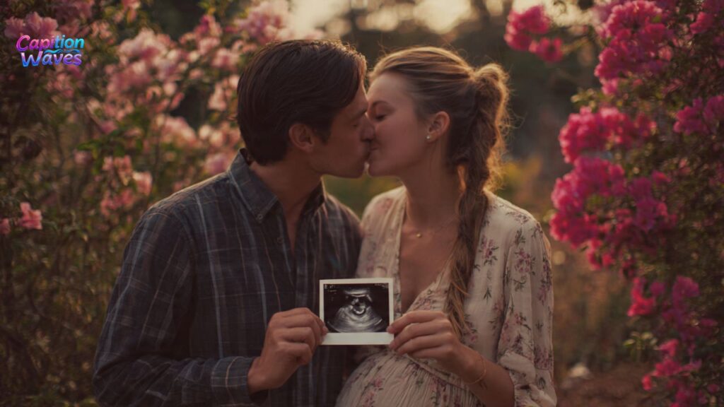 Romantic Baby Announcement Captions