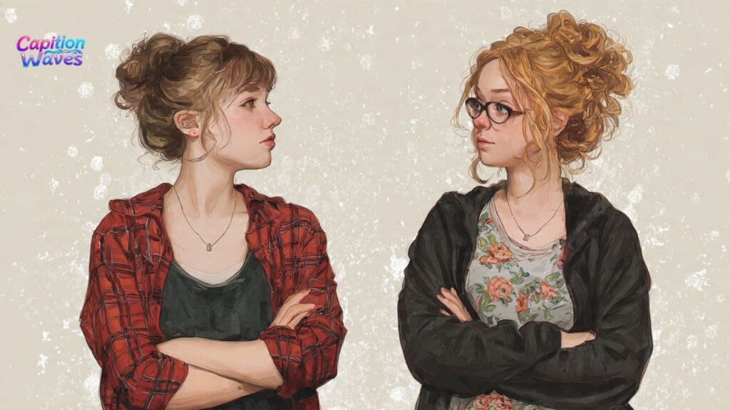 Realistic Body Swap Captions for Storytelling