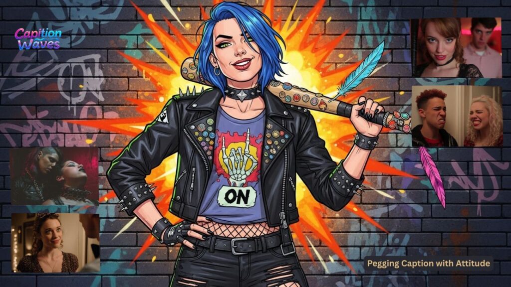 Pegging Caption with Attitude