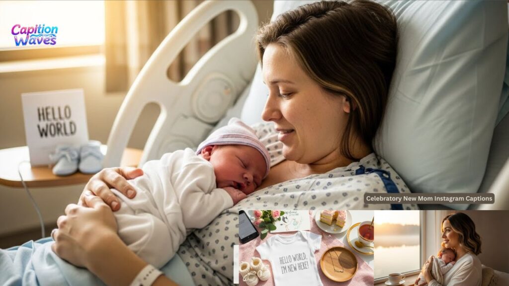 Celebratory New Mom Instagram Captions