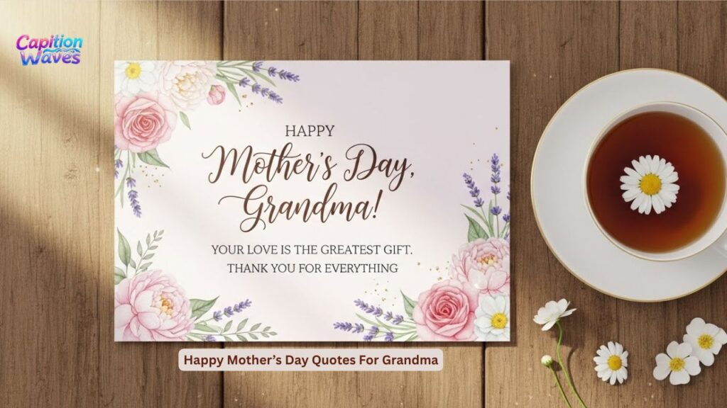 Happy Mother’s Day Quotes For Grandma