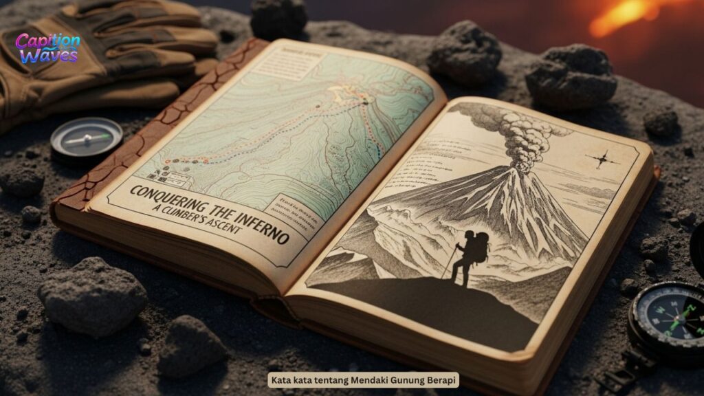 Kata kata tentang Mendaki Gunung Berapi