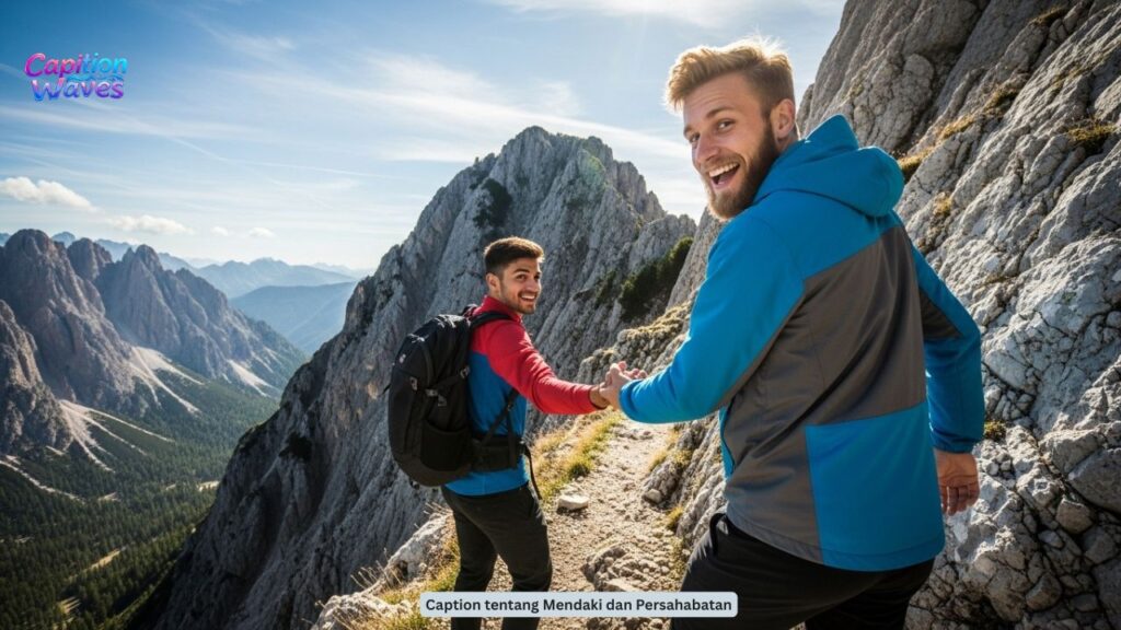 Caption tentang Mendaki dan Persahabatan