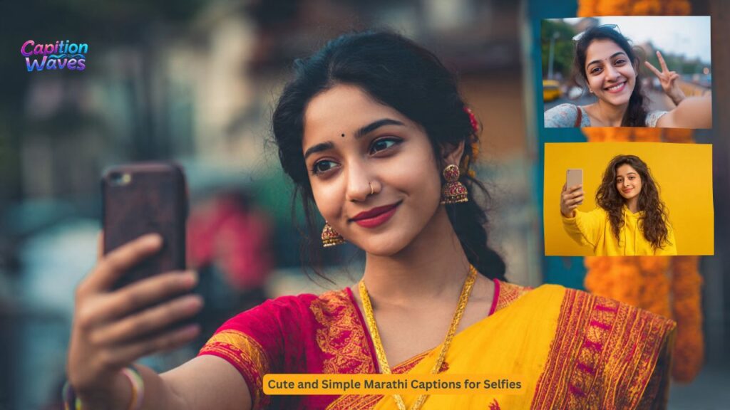 Cute and Simple Marathi Captions for Selfies