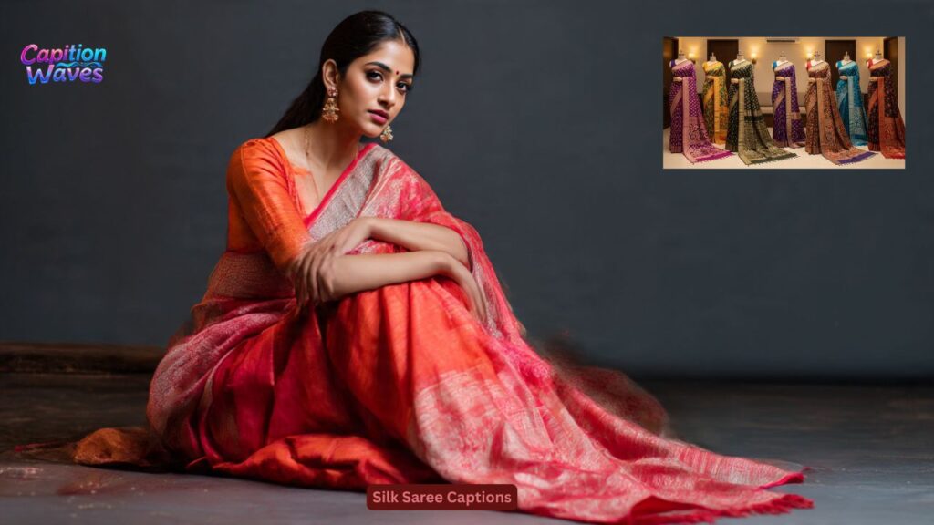 Silk Saree Captions