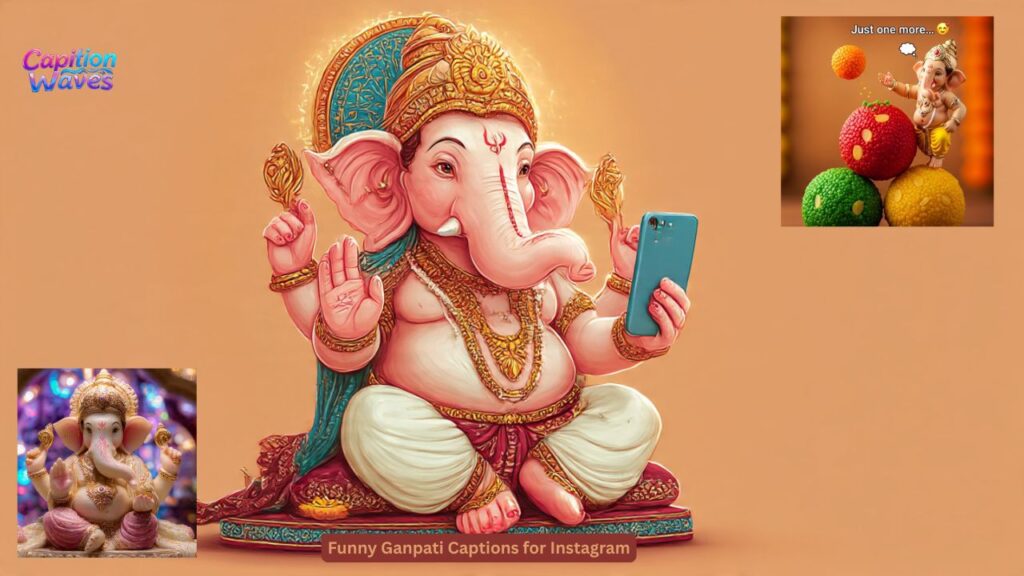 Funny Ganpati Captions for Instagram