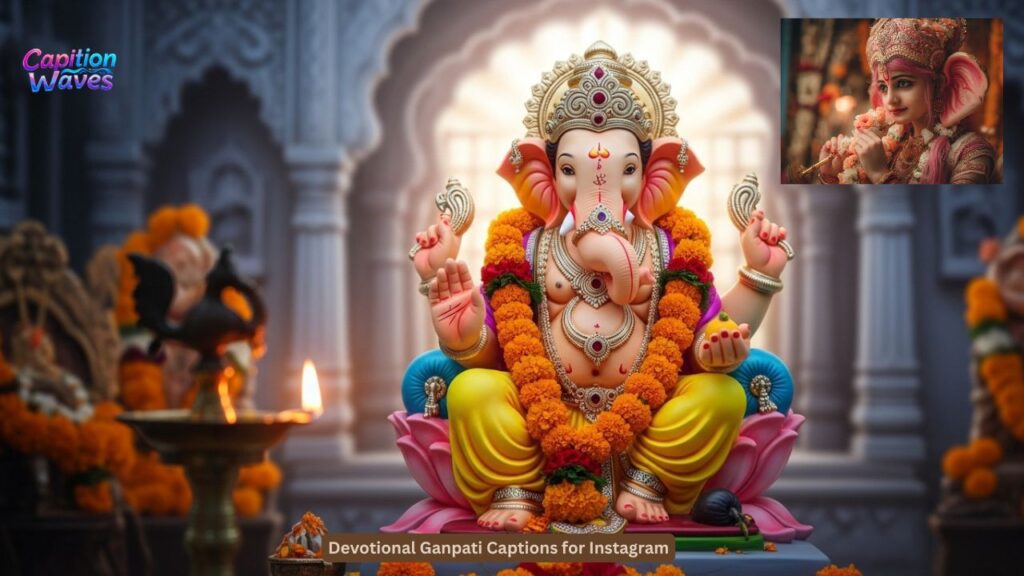 Devotional Ganpati Captions for Instagram