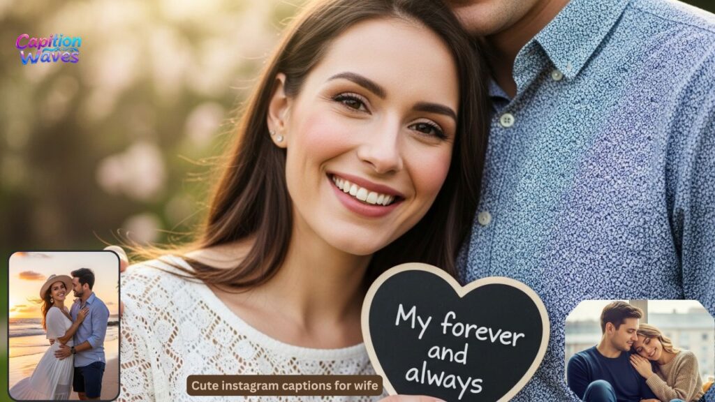Cute instagram captions for wife