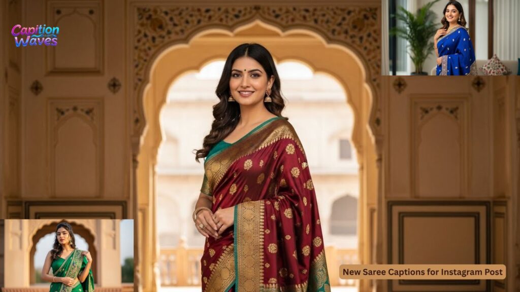New Saree Captions for Instagram Post