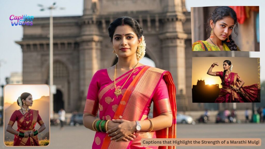 Captions that Highlight the Strength of a Marathi Mulgi