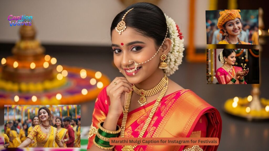 Marathi Mulgi Caption for Instagram for Festivals