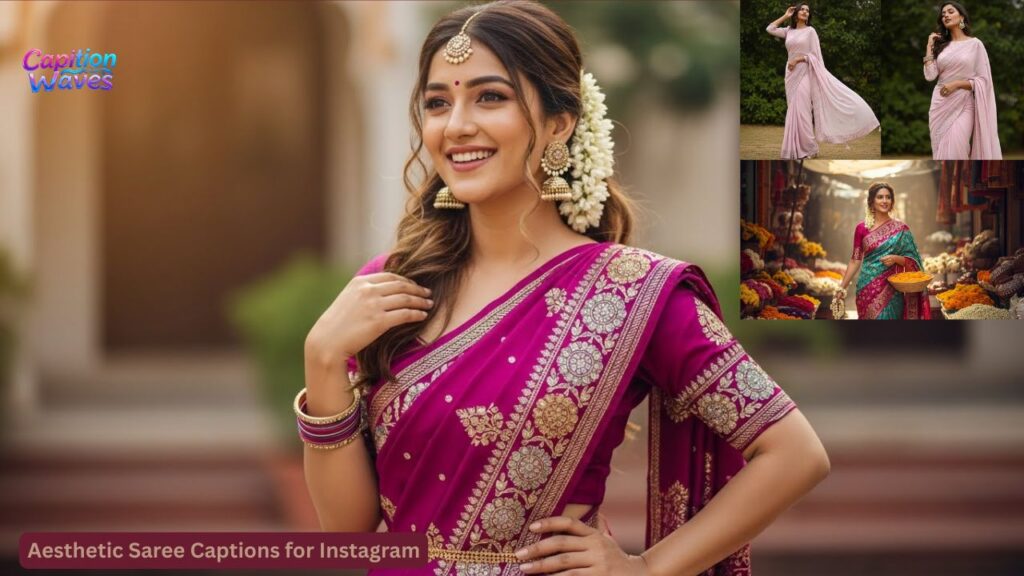 Aesthetic Saree Captions for Instagram