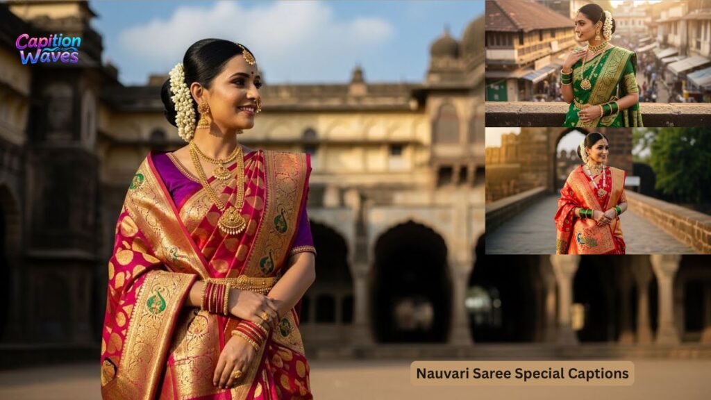 Nauvari Saree Special Captions
