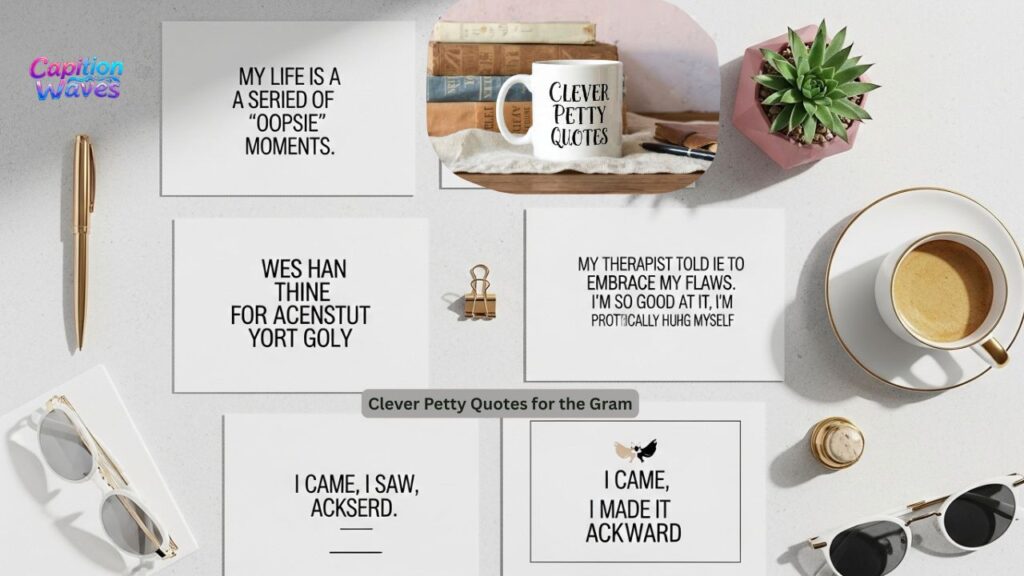 Clever Petty Quotes for the Gram