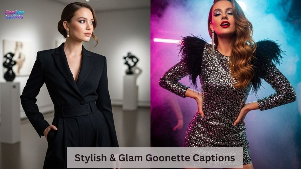 Stylish & Glam Goonette Captions