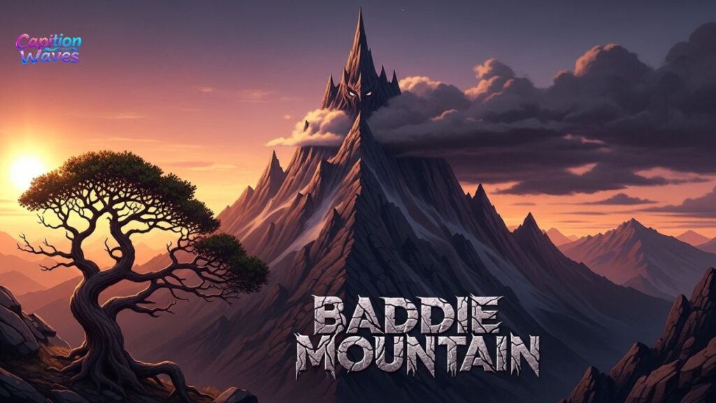 Baddie Mountain Captions