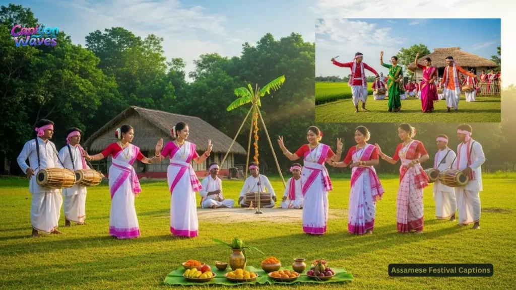 Assamese Festival Captions
