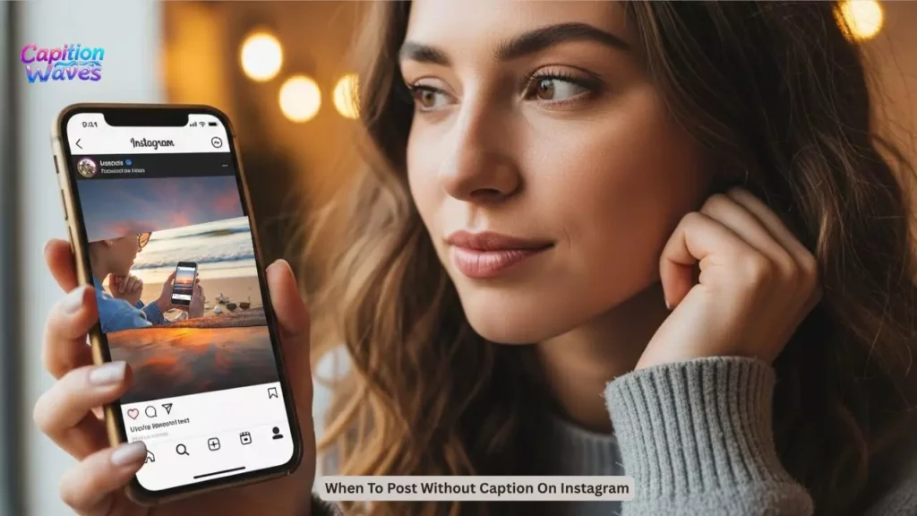 When To Post Without Caption On Instagram