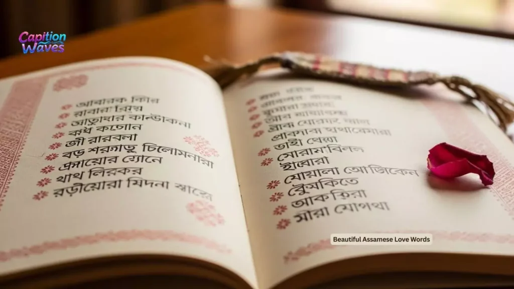 Beautiful Assamese Love Words