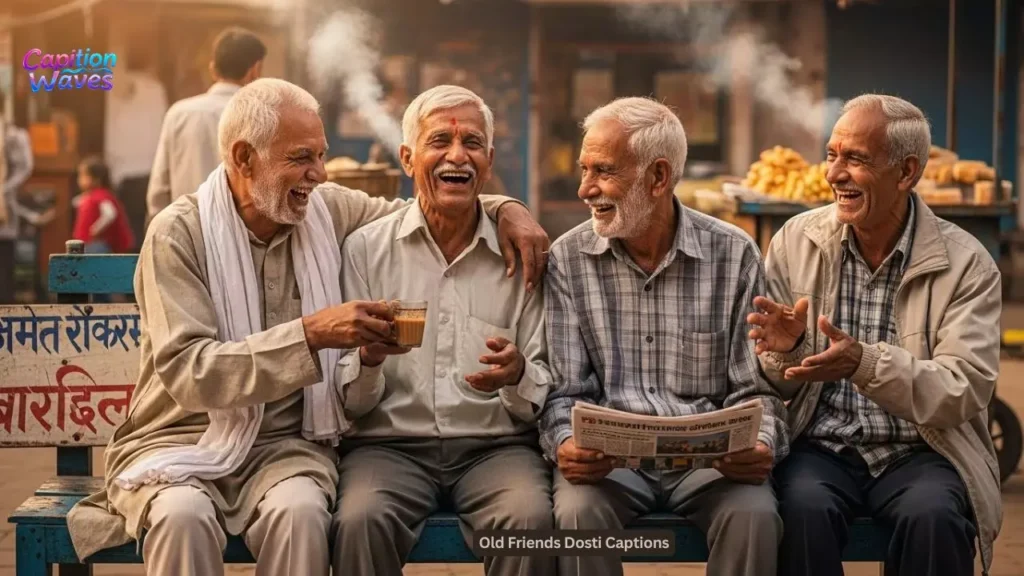 Old Friends Dosti Captions