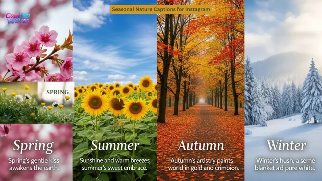 Seasonal Nature Captions for Instagram