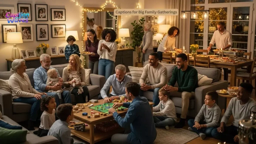 Captions for Big Family Gatherings