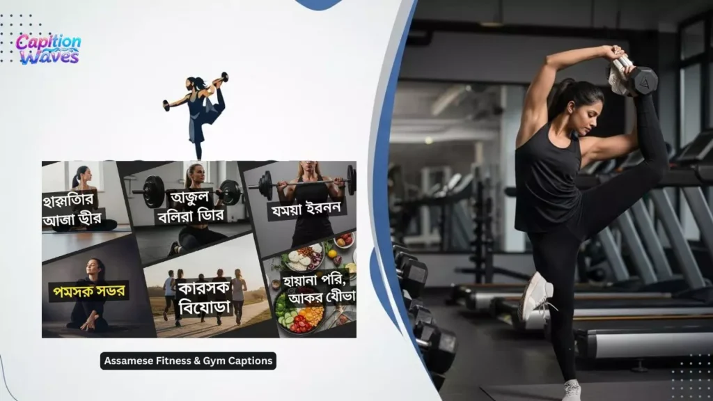 Assamese Fitness & Gym Captions