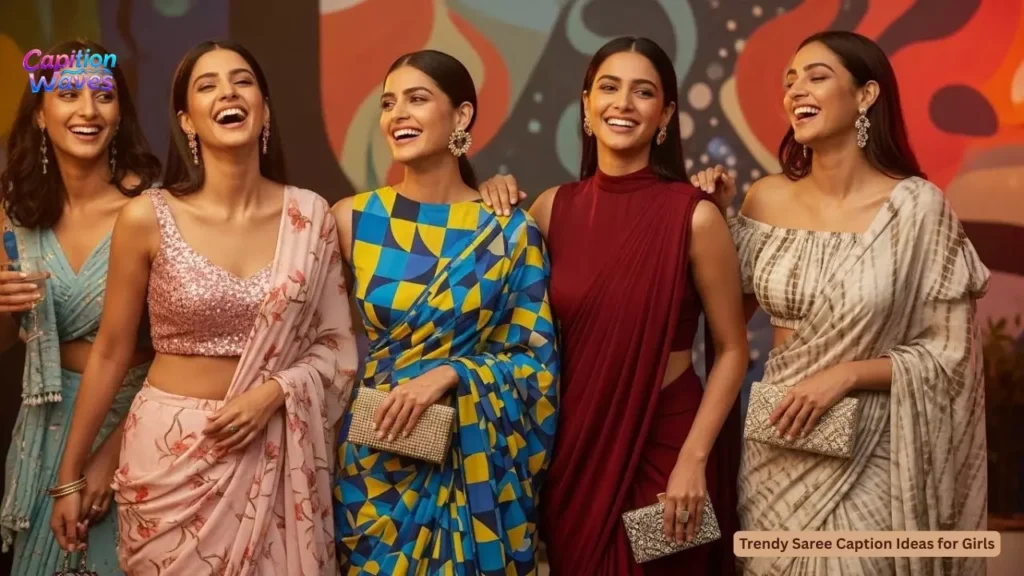 Trendy Saree Caption Ideas for Girls