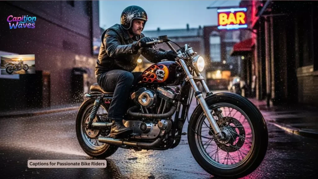 Captions for Passionate Bike Riders