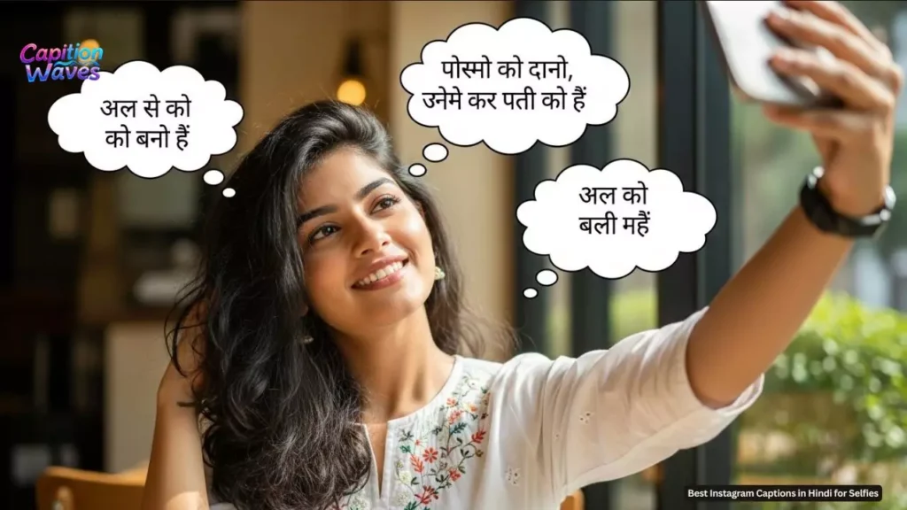 Best Instagram Captions in Hindi for Selfies