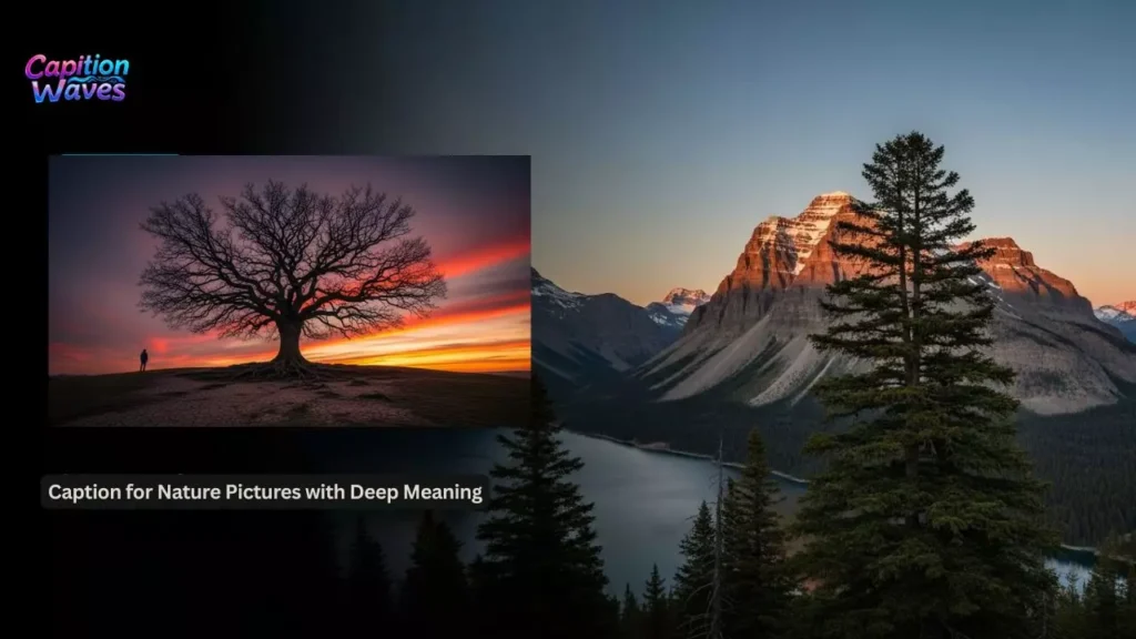 Caption for Nature Pictures with Deep Meaning