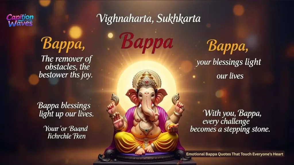 Emotional Bappa Quotes That Touch Everyone’s Heart