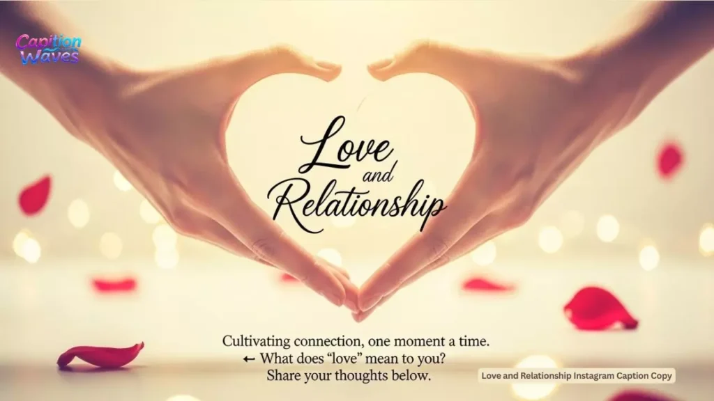 Love and Relationship Instagram Caption Copy