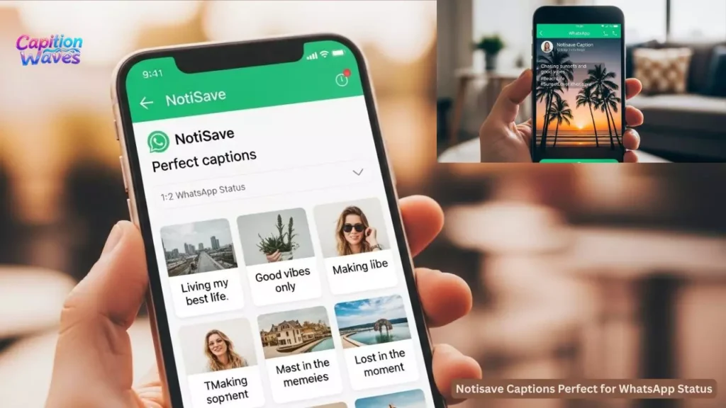 Notisave Captions Perfect for WhatsApp Status